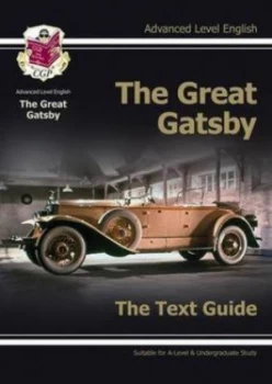Image of The Great Gatsby F. Scott Fitzgerald Advanced Level English by Claire Boulter Hardback