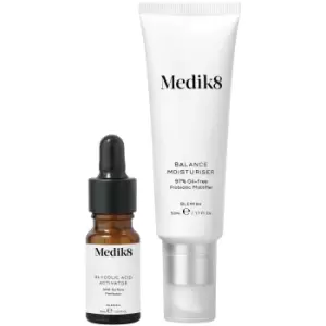 image of Medik8 Balance Moisturiser with Glycolic Acid Activator 50ml