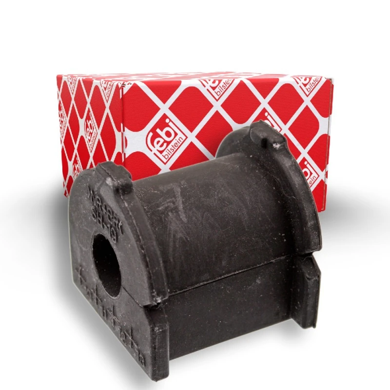 Image of FEBI BILSTEIN 41534 Stabilizer Bushes Rear Axle, Rubber Rubber Anti-roll Bar Bush Kit (1334)