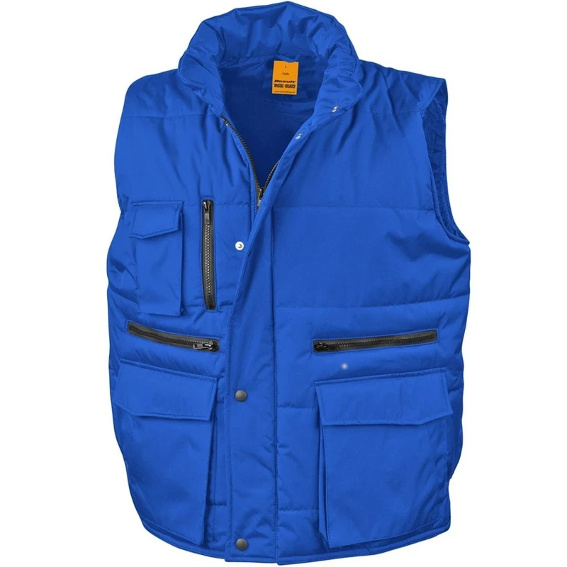 Image of Result Result Men Lance Body Warmer in Blue Size: Small Blue S Male 5063527497253