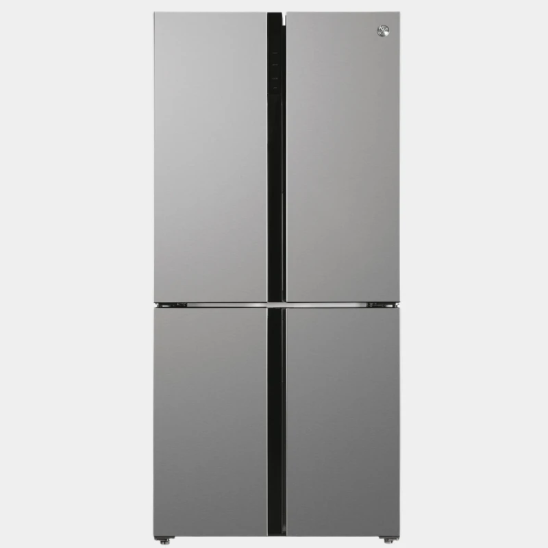 Image of Hoover H-FRIDGE 700 MAXI HSC918ENXK Total No Frost American Fridge Freezer - Silver - E Rated