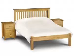 Image of Julian Bowen Barcelona 5ft King Size Pine Wooden Bed Frame Low Footend