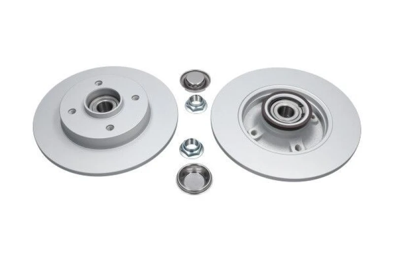 Image of KAVO PARTS BR-10207-C Brake disc Solid, Coated, with ABS sensor ring Brake Disc (82)