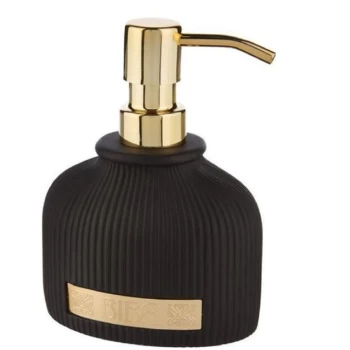 Image of Biba Gold Soap Dispenser - Black