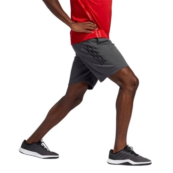 Image of adidas adidas 3-Stripes 9-Inch Shorts Mens - DkGrey/Black