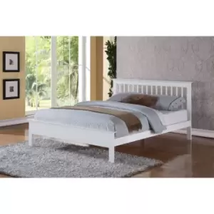 Image of Flintshire Pentre Solid Wood Bed Frame 6ft Super King White