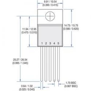Image of PMIC gate drivers IXYS IXDD609CI Non inverting Low side TO 220 5