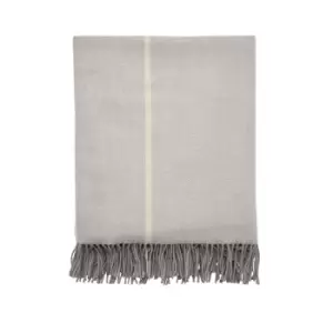 image of Bedeck of Belfast Asha Woven Throw, Grey