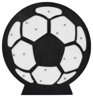 image of Glow Kids Wooden Football Table Light - Black & White