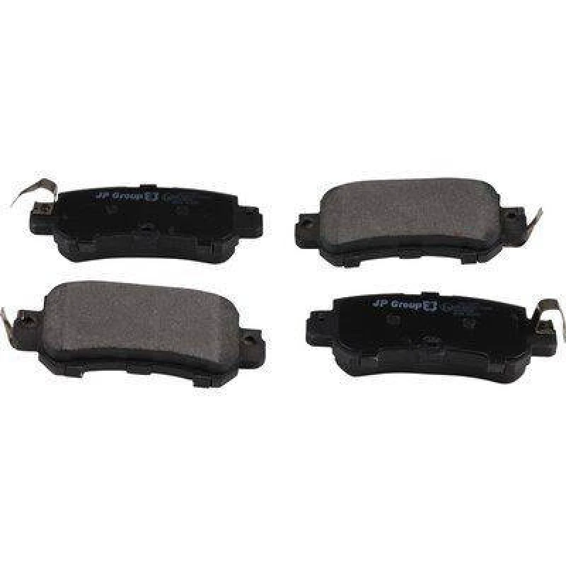 Image of JP GROUP 3863700910 Brake pad set JP Rear Axle, not prepared for wear warning indicator Brake Pad Set,disc brake (402)