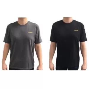 Image of Stanley Clothing T-Shirt Twin Pack Grey & Black - L