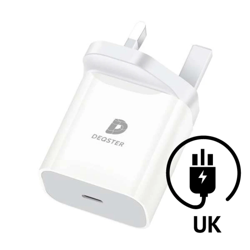 Image of DEQSTER 20W USB-C UK-PLUG 20W WHTE