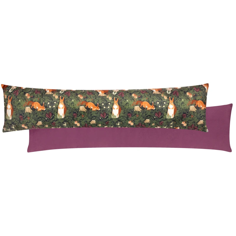Image of Furn furn. Pineberry Forest Velvet Draught Excluder Multi