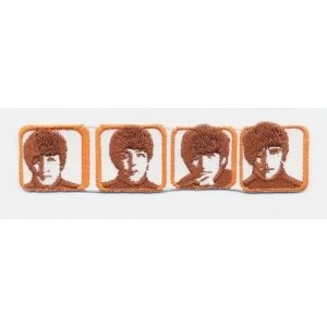 image of The Beatles - Heads in Boxes Standard Patch