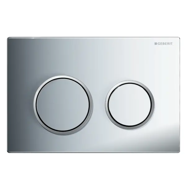 image of Geberit Kappa21 Flush Plate - Gloss Chrome 115.240.KH.1