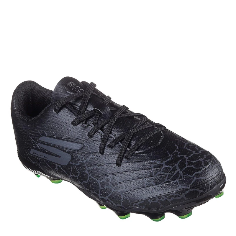 Image of Skechers SKX_ 1 Junior Firm Ground Football Boots - Black 1(33.5)