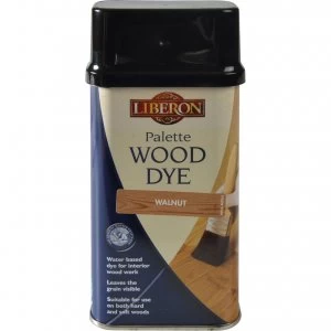 image of Liberon Palette Wood Dye Walnut 250ml