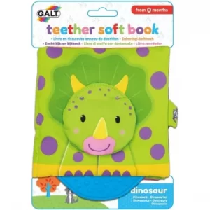 image of Soft Dinosaur Book Teether Toy