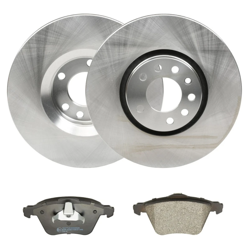 Image of RIDEX 3405B1811 Brake disc and pads set Front Axle, Brake Disc Type: Externally Vented Brake Set,disc brakes (3405)
