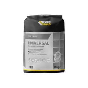 image of Everbuild - TS700GY20 700 TileSet Universal Grey 20kg EVBTS700GY20