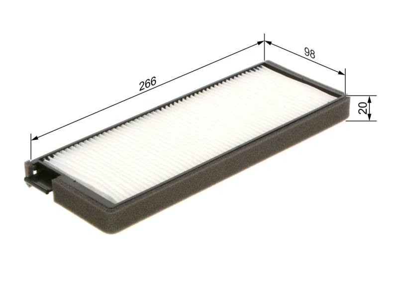 Image of Pollen filter Bosch 1 987 435 123