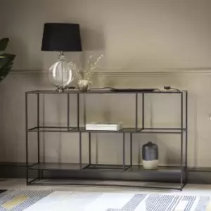 Image of Gallery Direct Hadston Shelving Unit Antique Gold