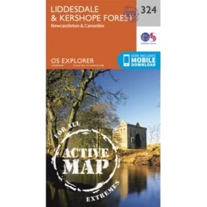 Image of Liddesdale and Kershope Forest by Ordnance Survey (Sheet map, folded, 2015)