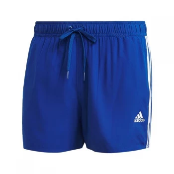 Image of adidas Classic 3-Stripes Swim Shorts Mens - Royal Blue