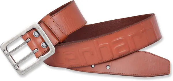 Image of Carhartt Logo Belt, brown, Size 36