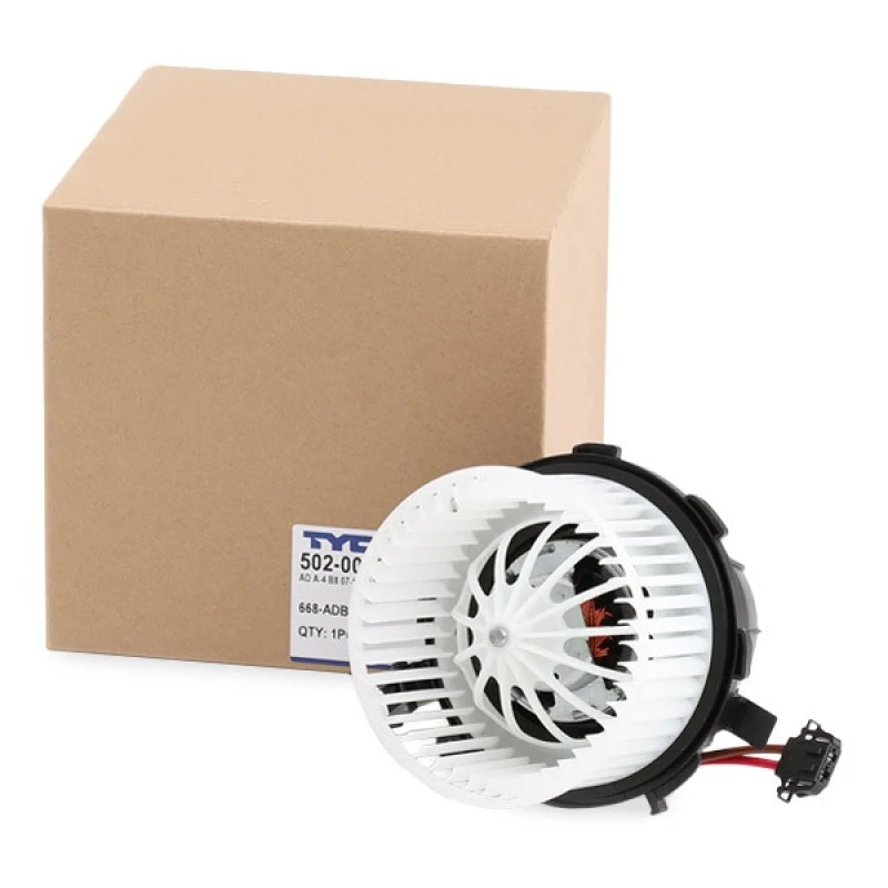 Image of TYC 502-0002 Blower Motor for vehicles with air conditioning Interior Blower (2669)