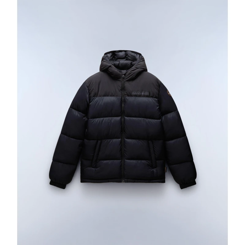 Image of Napapijri Short Puffer Jacket Juniors - Black One Size
