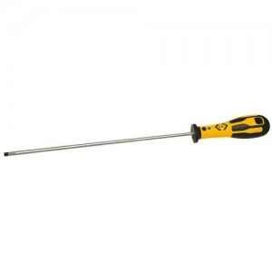 image of C.K Tools Slotted Parallel Long Reach Screwdriver - 3x250mm