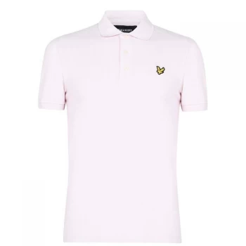 image of Lyle and Scott Logo Polo Shirt - StnWsh Pnk W320