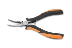 image of Beta Tools 1178BM/P Smooth Half-Round Long Bent Needle Nose Pliers 140mm