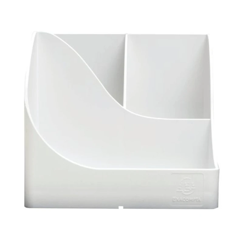 Image of Autentik Exacompta Autentik Multi Compartment Pen Box White 69513D 69513D