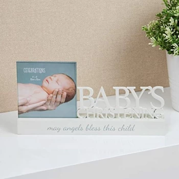 Image of 4" x 4" - Celebrations Photo Frame - Christening