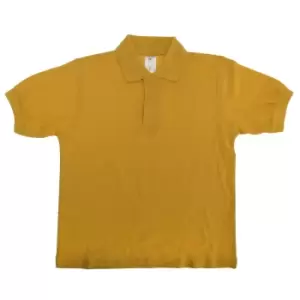 image of B&C Kids/Childrens Unisex Safran Polo Shirt (9-11) (Gold)