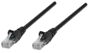 image of Intellinet Network Patch Cable, Cat5e, 1.5m, Black, CCA, U/UTP,...