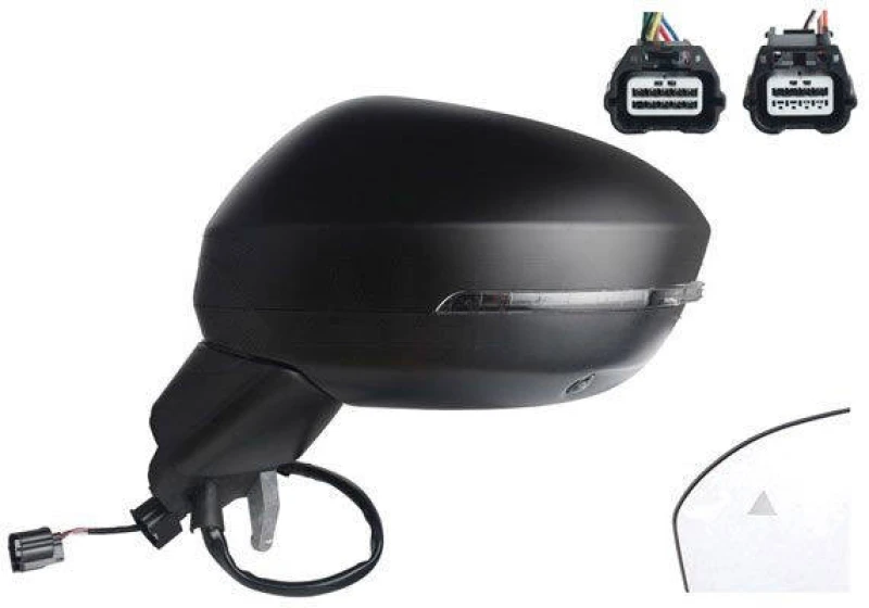 Image of ALKAR 9049764 Wing mirror Left, Electric, with camera, primed Outside Mirror (50)