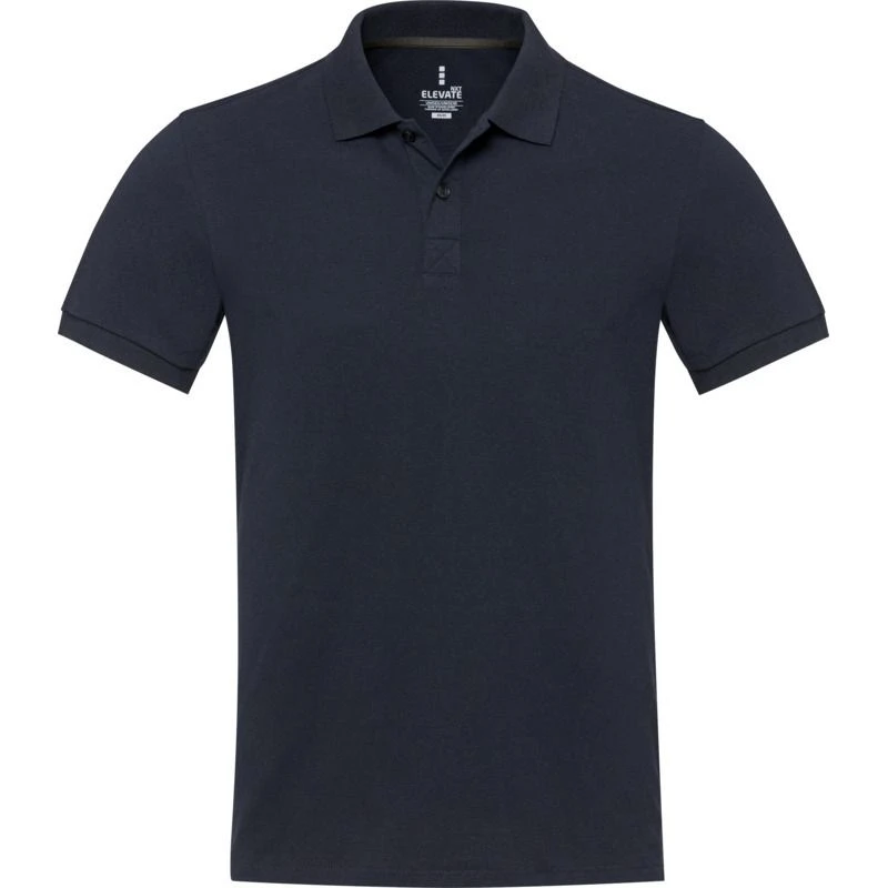 Image of Elevate NXT Mens Emerald Aware Polo Shirt in Navy Size: XS Navy Male XS