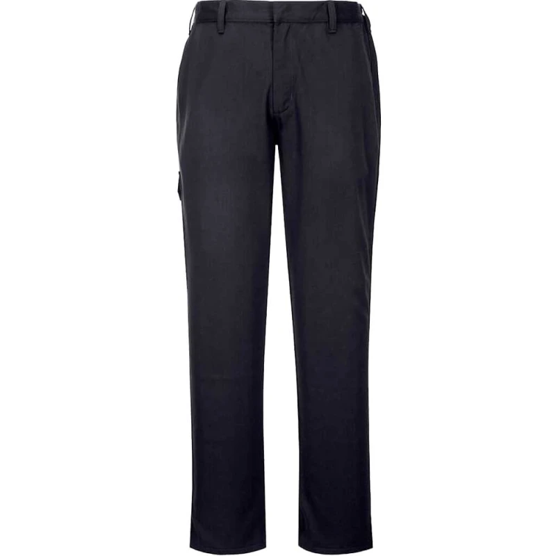 Image of Portwest Flame Resistant Molten Metalworking Trousers FR64NARL Colour: Navy