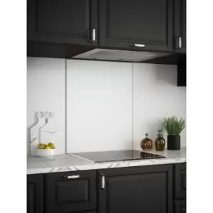 Image of Splashback - Ice White Glass Kitchen 600mm x 750mm - White
