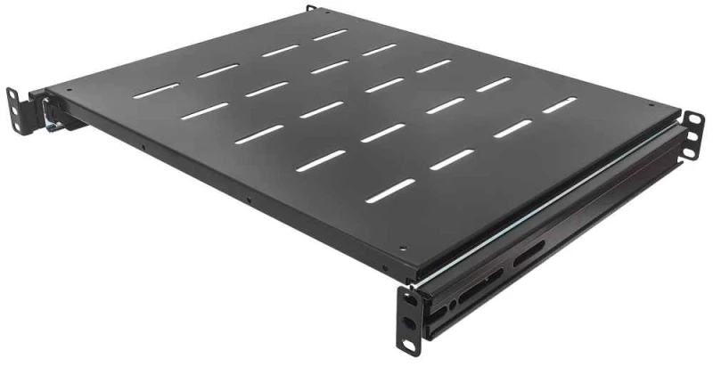Image of Intellinet 19" Sliding Shelf. 1U. 800 to 1000mm Depth. shelf dept