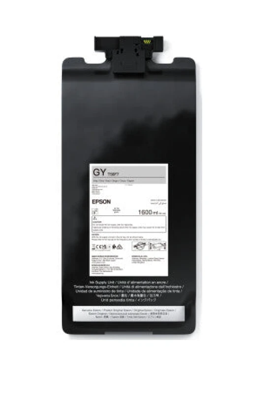 Image of Epson T56F7 Grey Ink Cartridge - C13T56F700 (Original)
