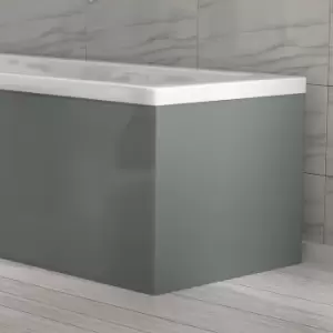 image of 700mm Light Grey End Bath Panel - Pendle