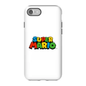 Image of Nintendo Super Mario Colour Logo Phone Case - iPhone 7 - Tough Case - Gloss