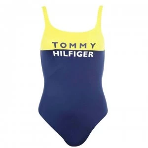 Image of Tommy Bodywear Bold One Piece Swimsuit - Bold Yellow ZGT