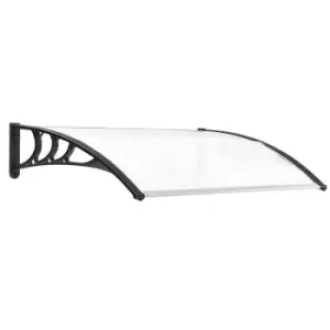Image of Outsunny Fixed Door Canopy - Clear