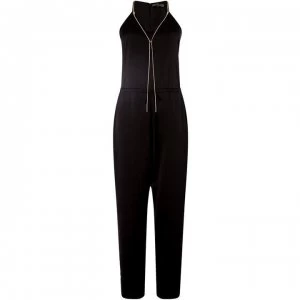 image of Biba Necklace Jumpsuit - Black