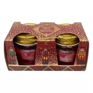 Image of A Set Of 2 Candle Pots With Lids 6cm